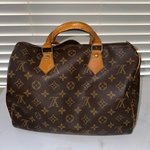 Louis Vuitton Speedy 30 & coin wallet